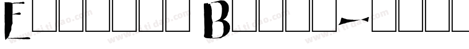 Eastern Brush字体转换
